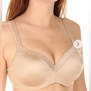 Playtex secrets amazing shape balconette underwire bra   lightly padded  40 DDD